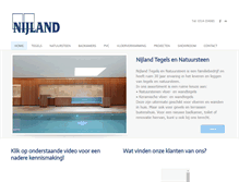 Tablet Screenshot of nijland-natuursteen.nl